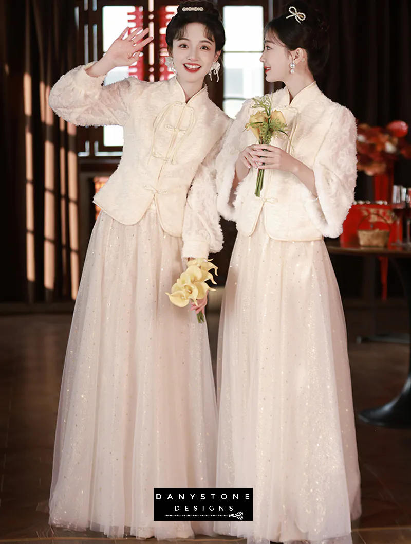 Sweet Chinese Style Long Sleeve Warm Champagne Bridesmaid Dress Danystone Designs Google tag gtag.js script async src https www.googletagmanager gtag js id TAG ID script script window.dataLayer wi...