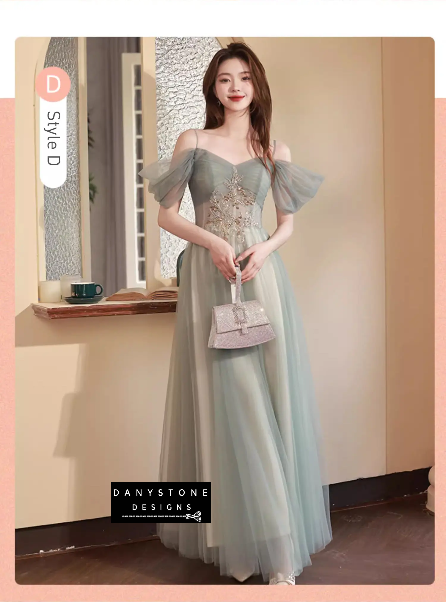 Green gown ideal for evening parties