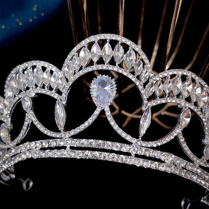 Princess Radiance: 6cm High Bridal Crown