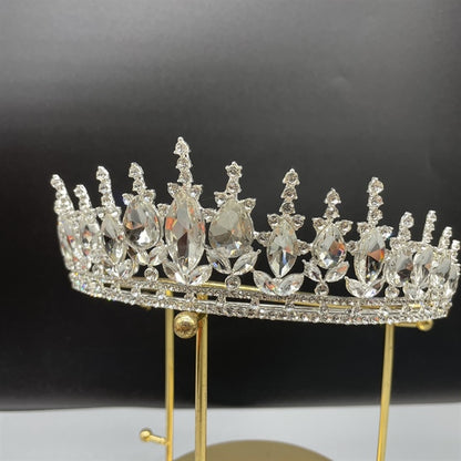 Regal Crystal Bridal Crown - Sparkling Royalty