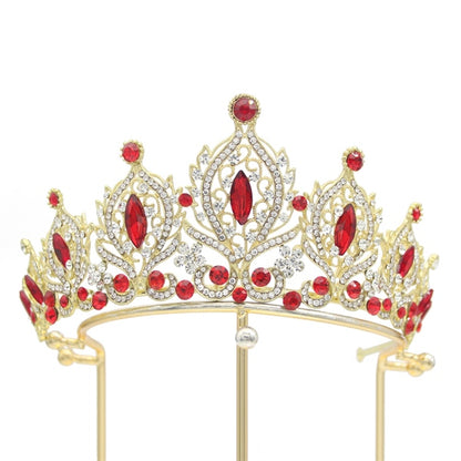 Red & Gold Bridal Crown